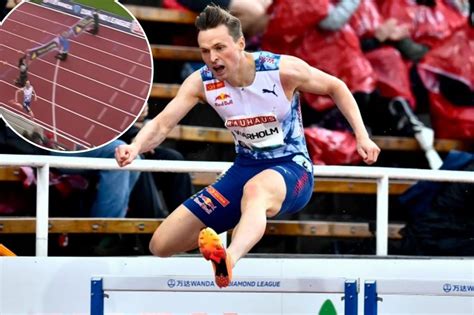 Olympic champion Warholm boos protesters on track who disrupted his 400-meter hurdles race